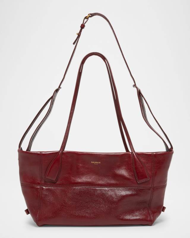 Track Tote Bag in Paneled Leather